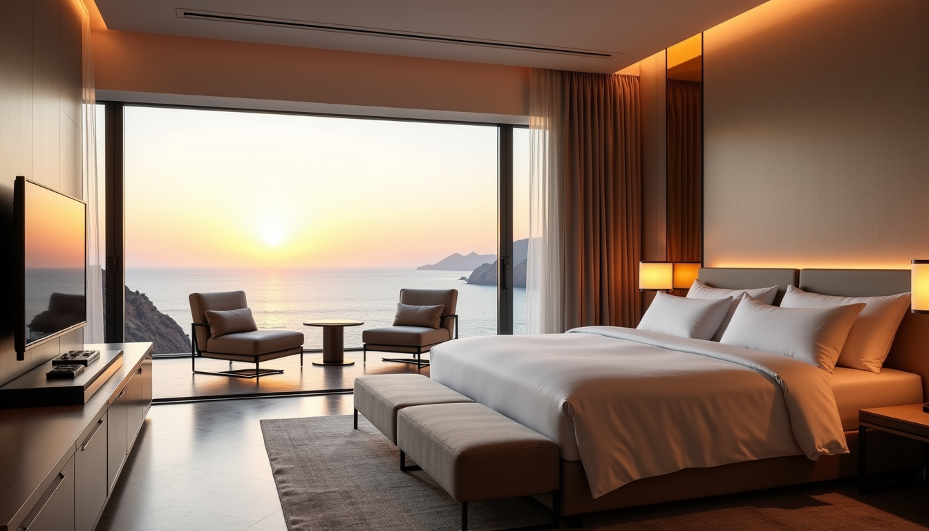 Hotel de la Falaise : inspirations déco pour un style moderne et apaisant